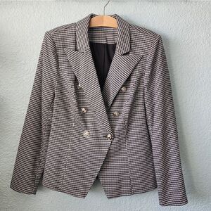 Venus double breasted silver button sport coat/blazer